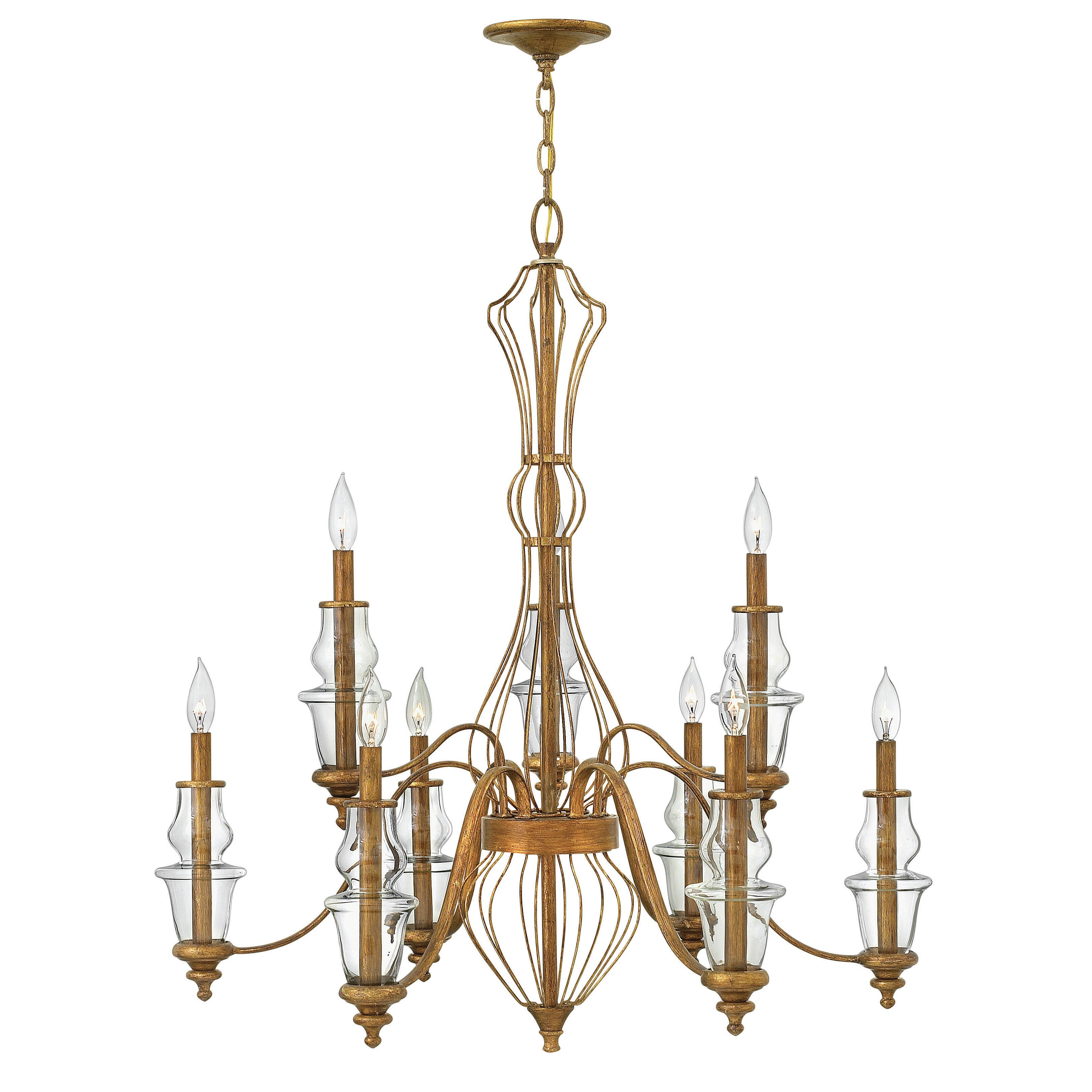 Celine 9 Light Candle Chandelier by Hinkley Lighting