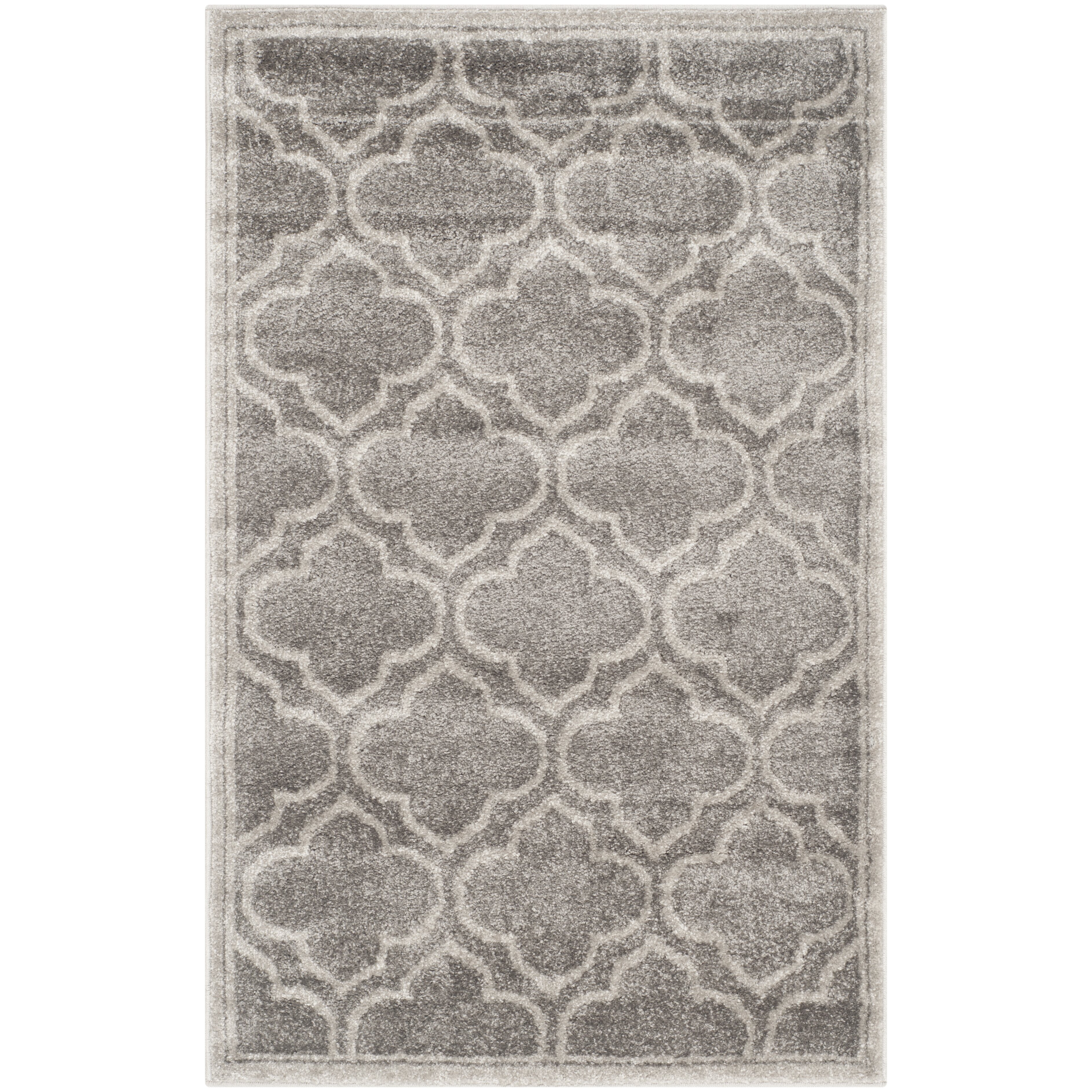 Safavieh Amherst Gray/Light Gray 10 ft. x 14 ft. Indoor/Outdoor ...