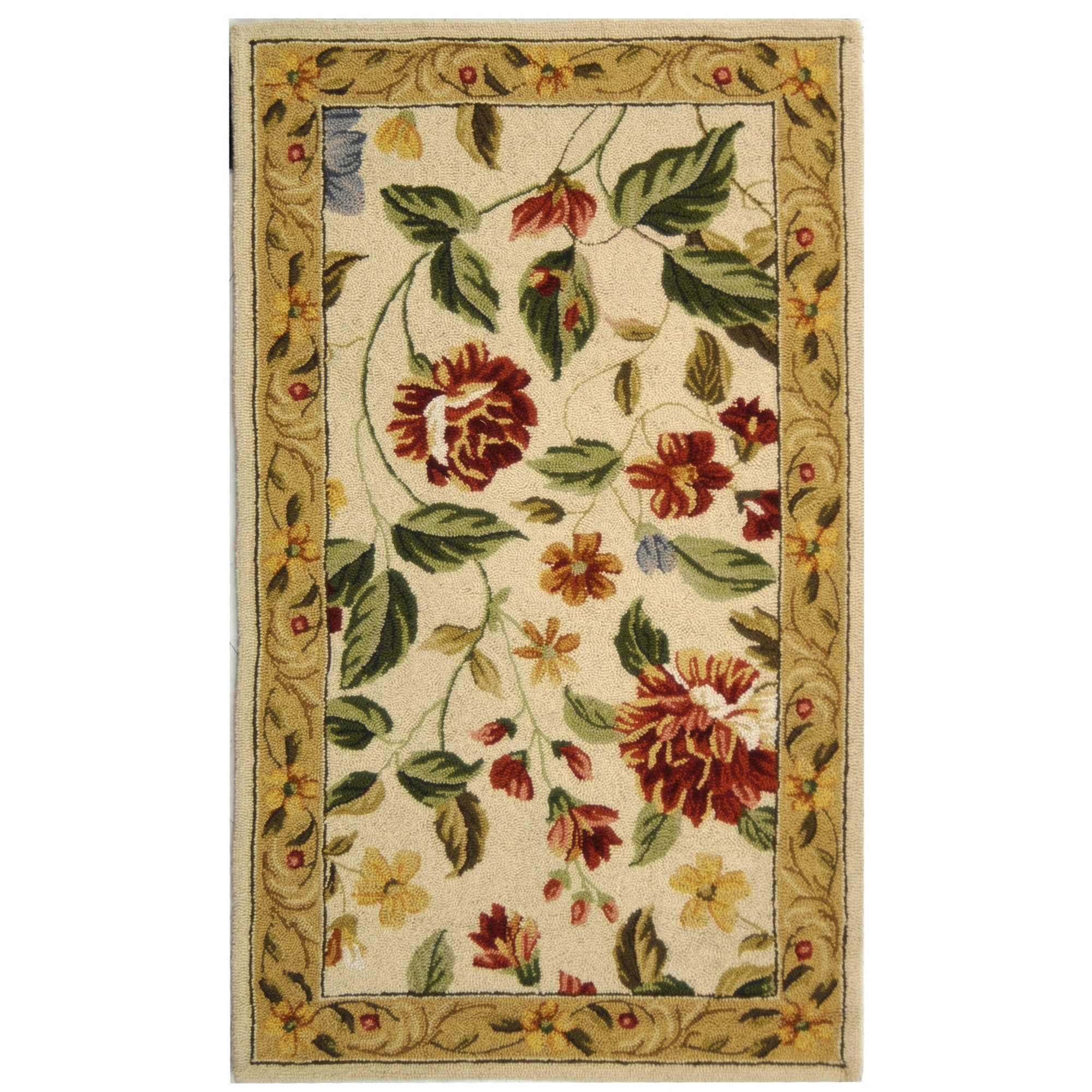 Safavieh Chelsea Ivory Floral Area Rug & Reviews Wayfair