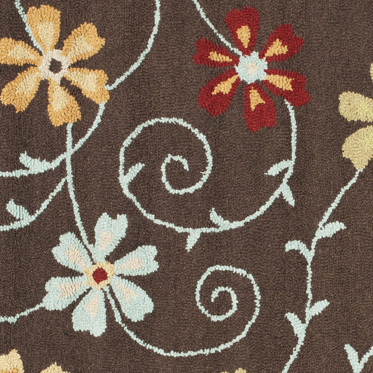 Safavieh Blossom Brown Floral Area Rug