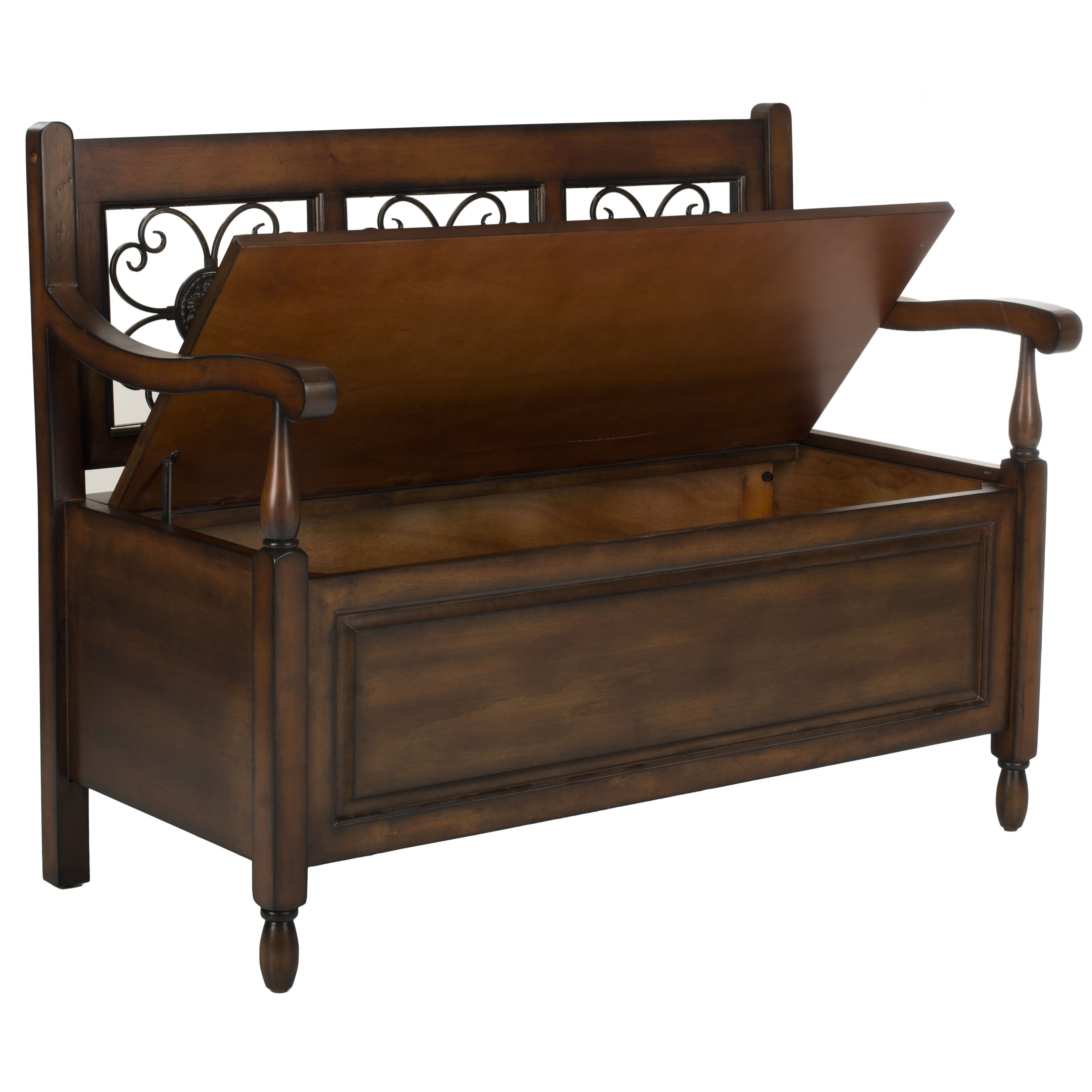 Safavieh Erica Wood Storage Entryway Bench & Reviews