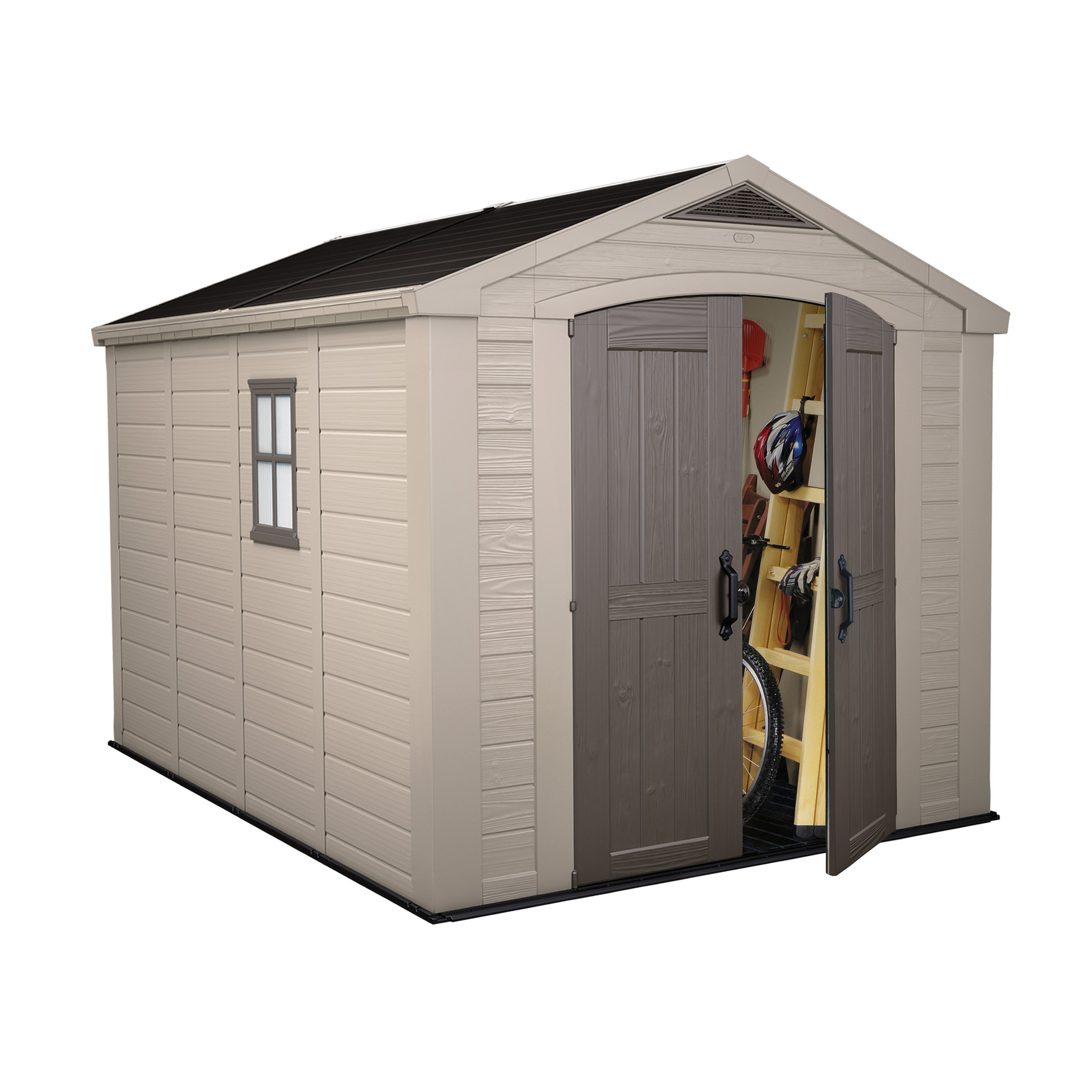 Factor 8 Ft. W x 11 Ft. D Resin Storage Shed | Wayfair