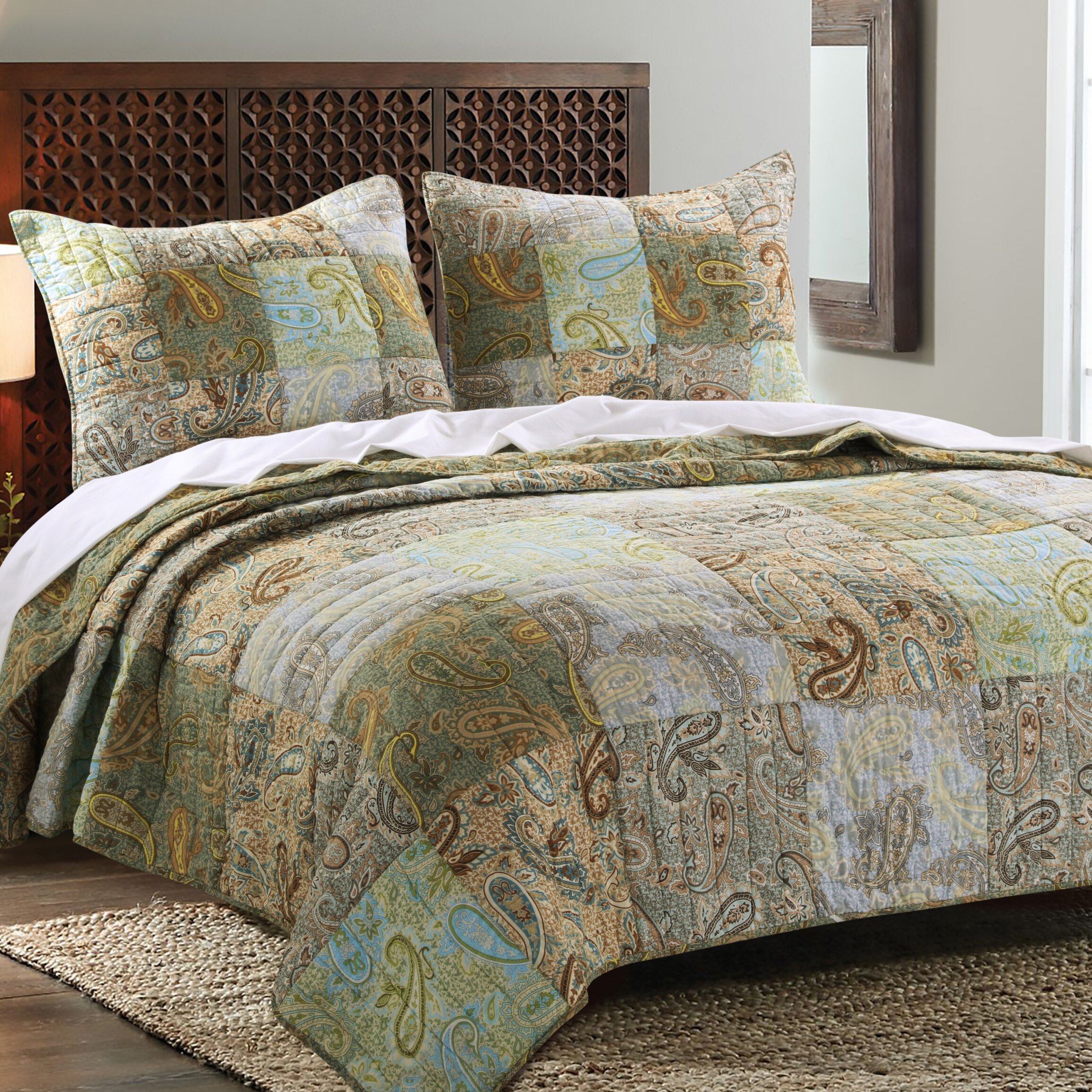 Greenland Home Fashions Paisley Dream Quilt Set & Reviews | Wayfair