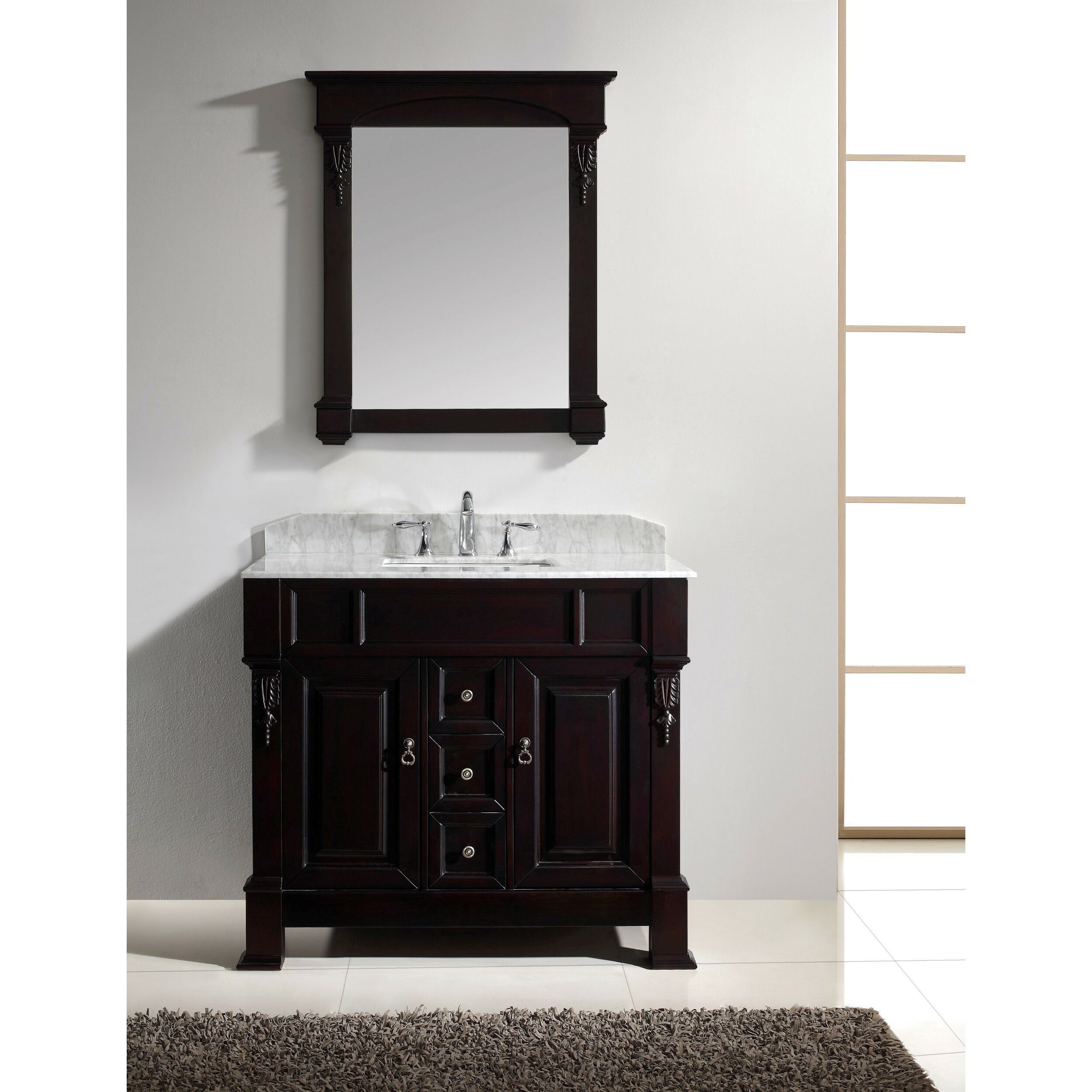 Huntshire 40quot; Single Bathroom Vanity Set with Mirror  Wayfair