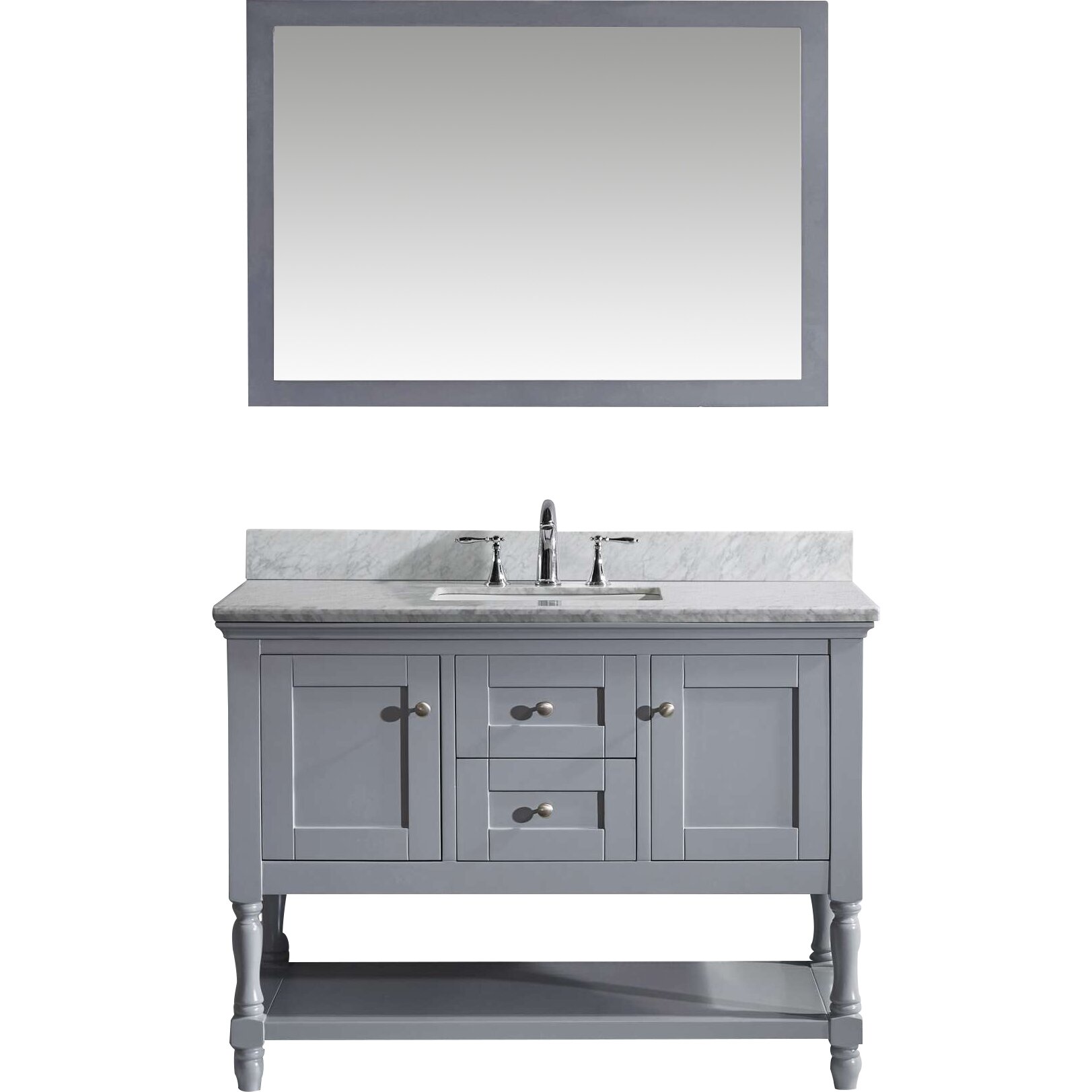 Julianna 48 Single Bathroom Vanity Set with Mirror