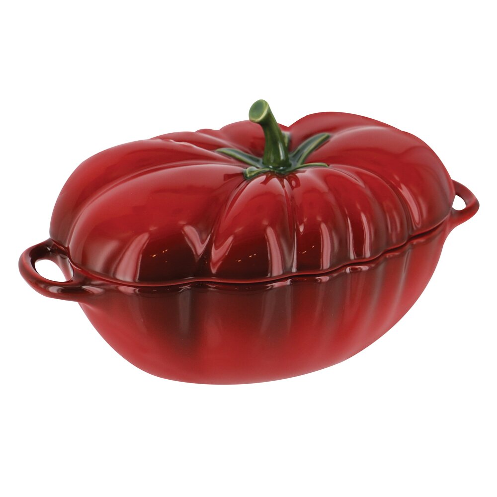 Staub Staub Ceramic 16 oz Petite Tomato Cocotte   Cherry