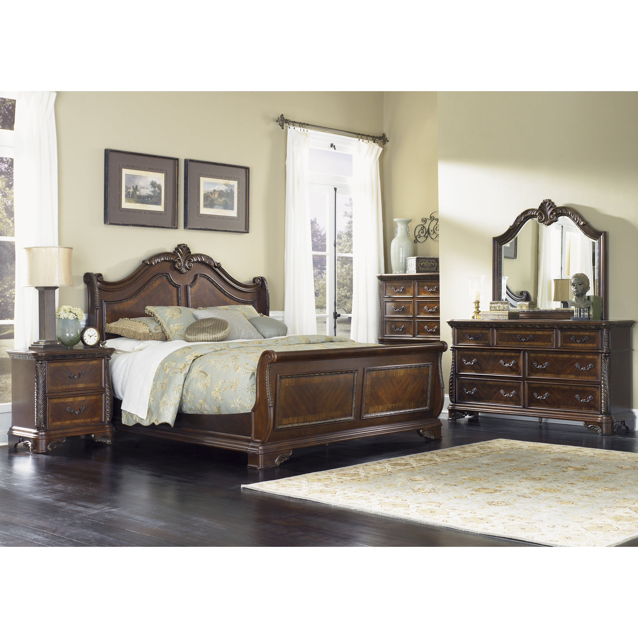 Legacy Classic Furniture Heritage Court Arched Sleigh Bedroom Collection(31).jpg