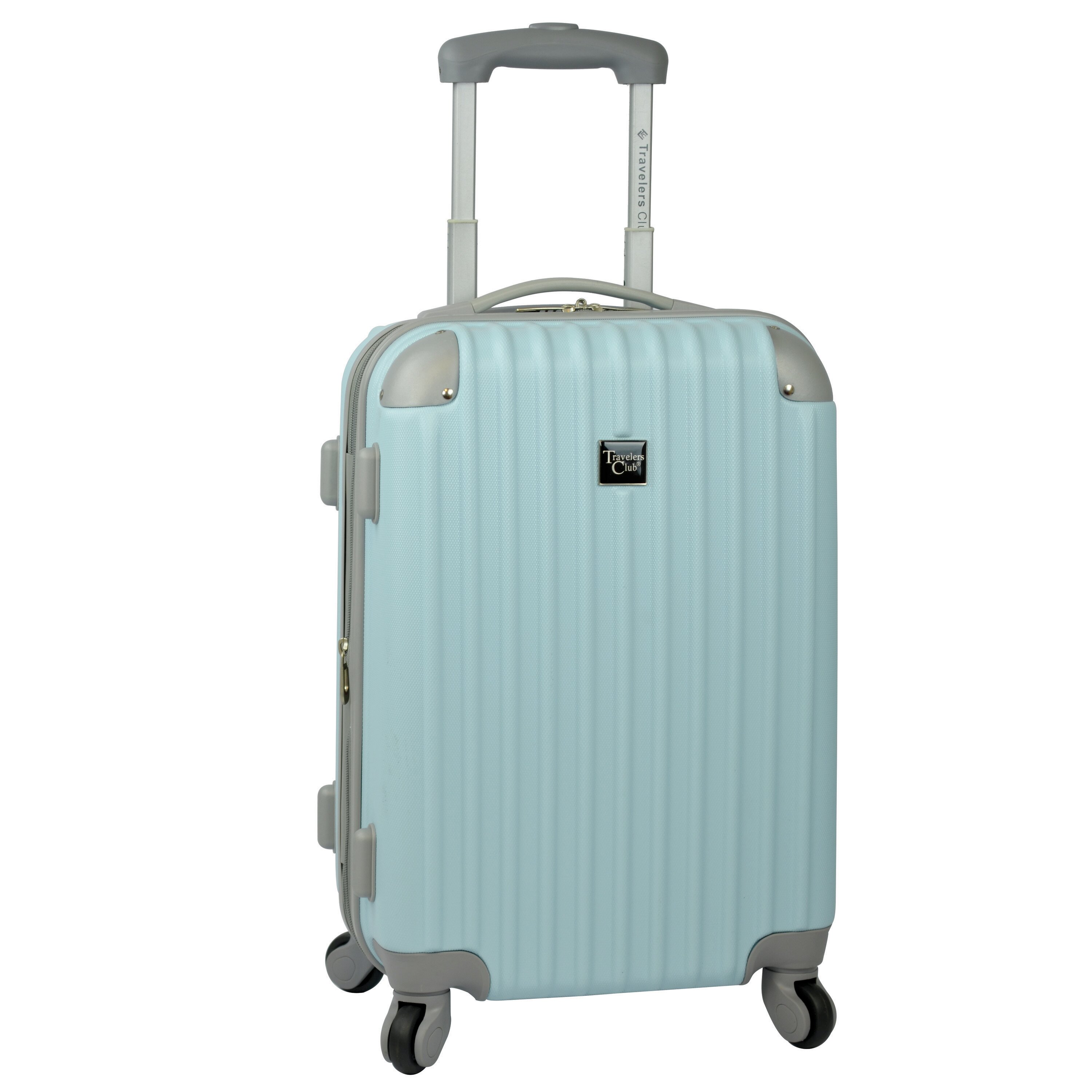 Travelers Club 20 Hardside Spinner Carry On Suitcase And Reviews Wayfair
