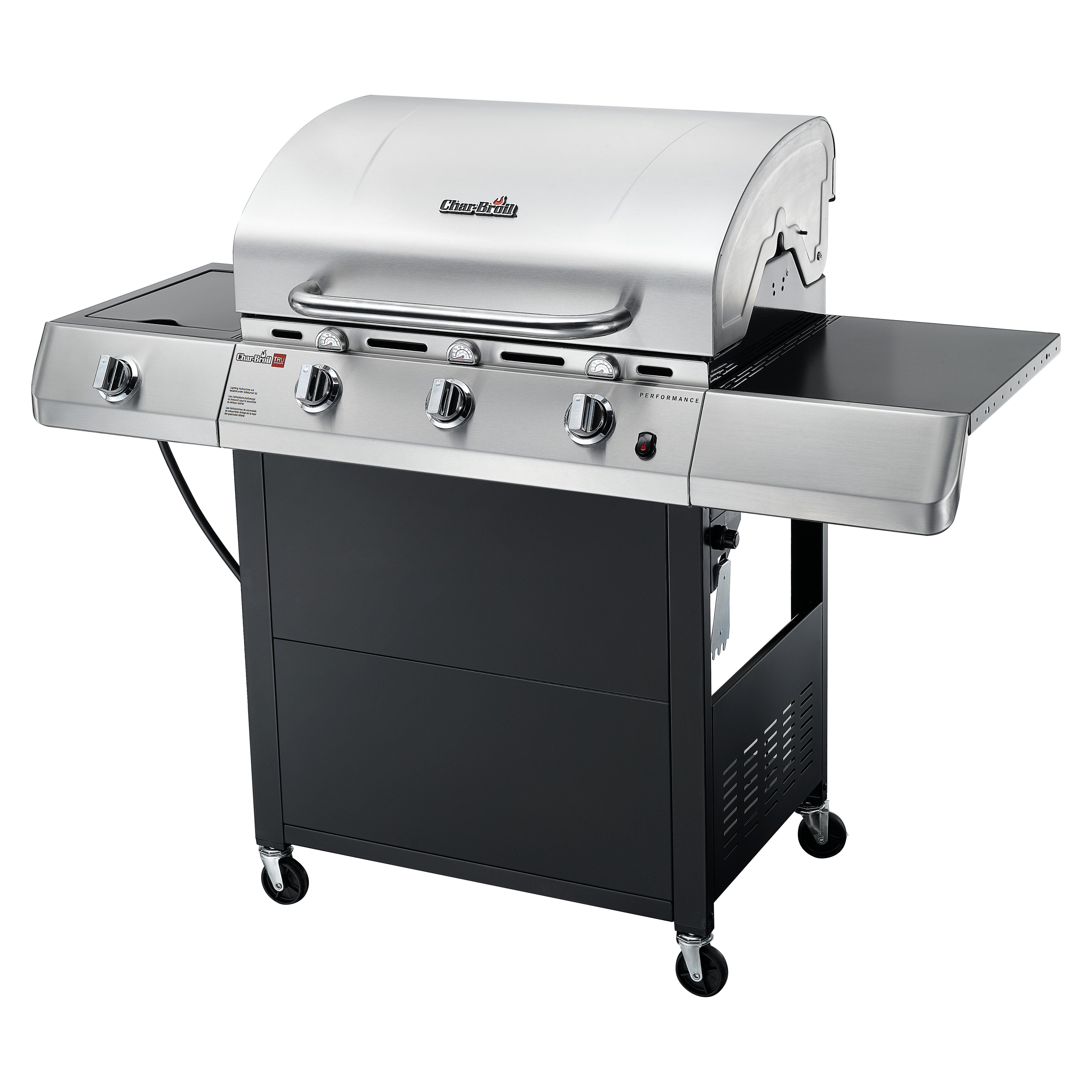 CharBroil TRU-Infrared Performance 3 Burner Gas Grill with Side ...