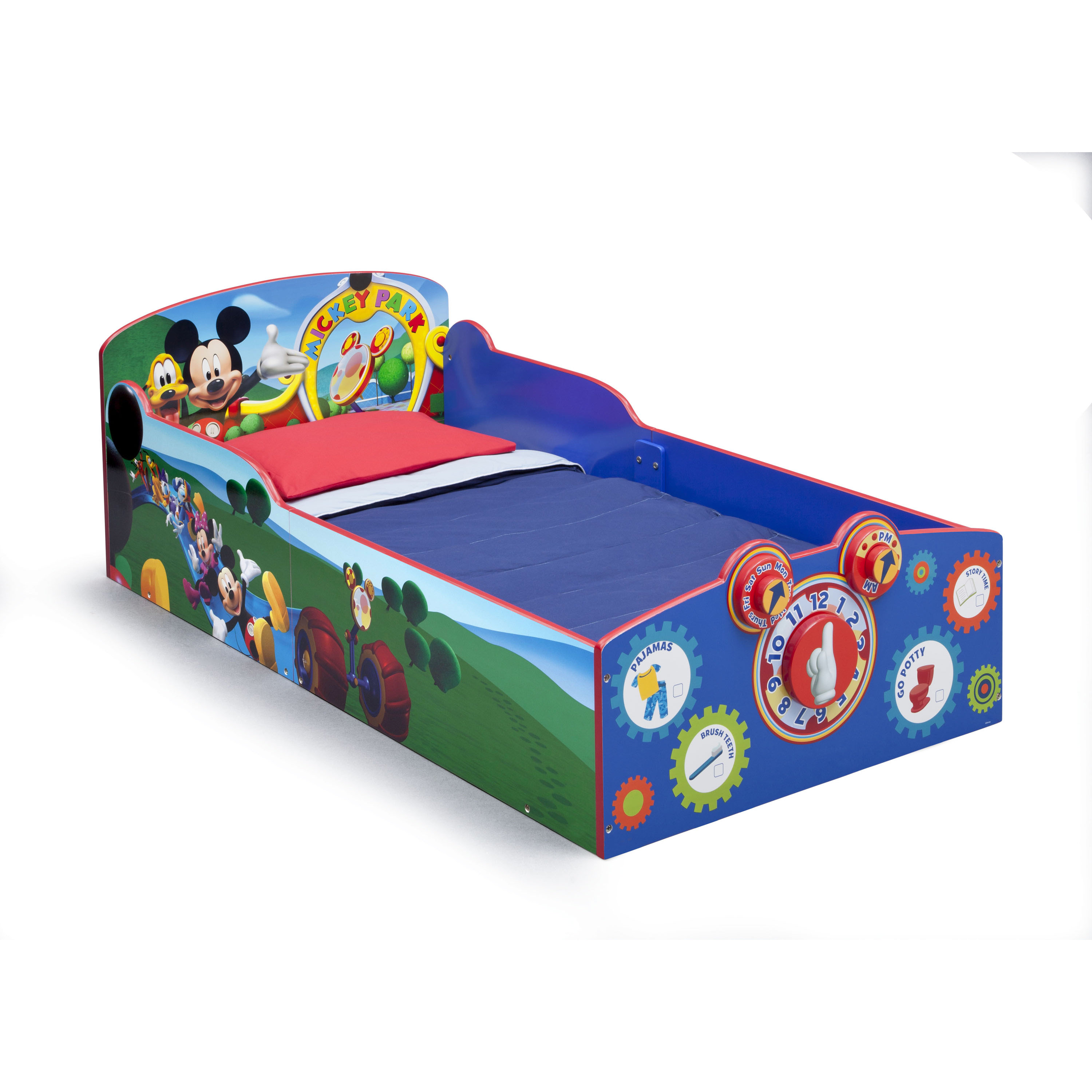 mickey mouse toddler bed set