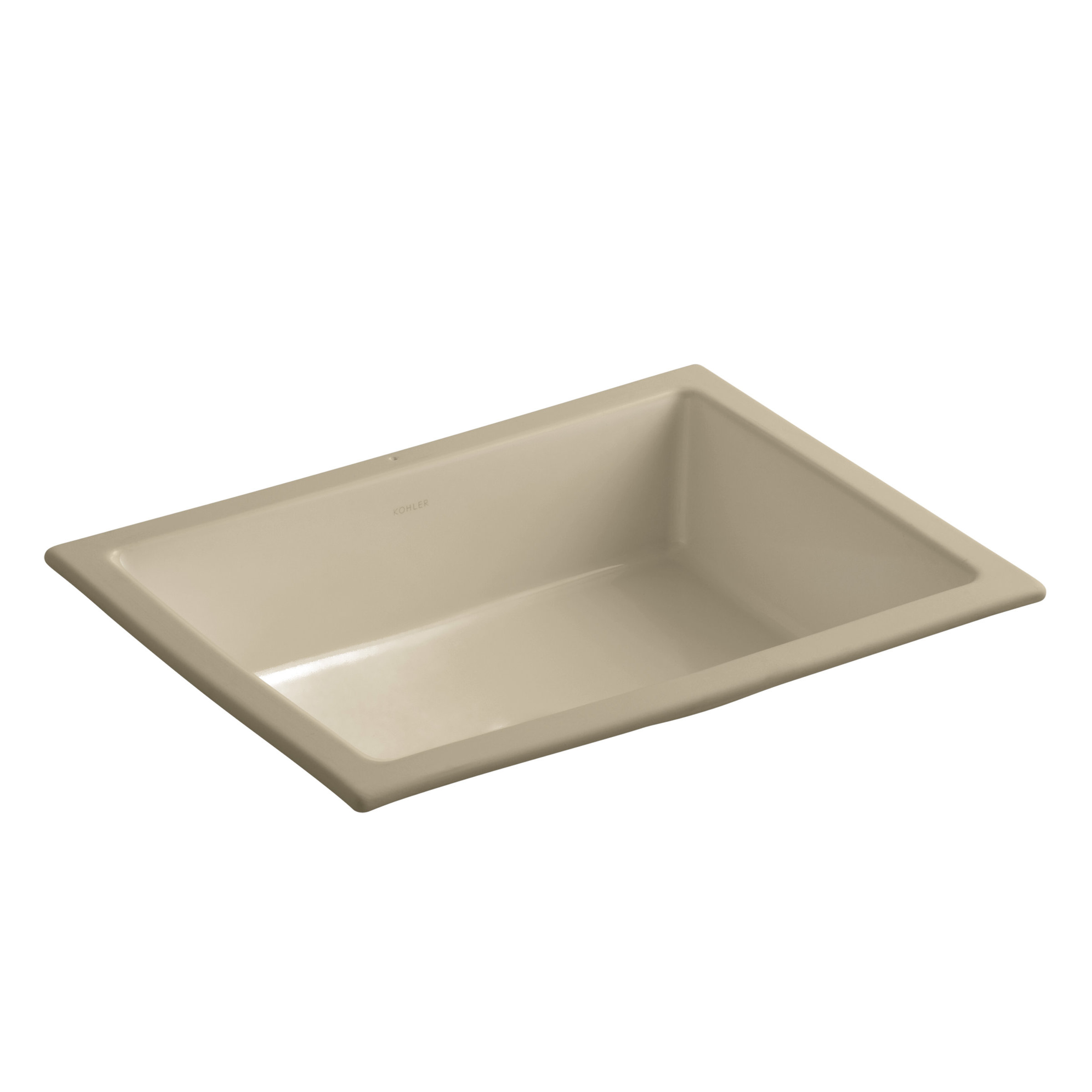 ... Surface Mount Rectangle Hammered Undermount Bathroom Sink Kohler