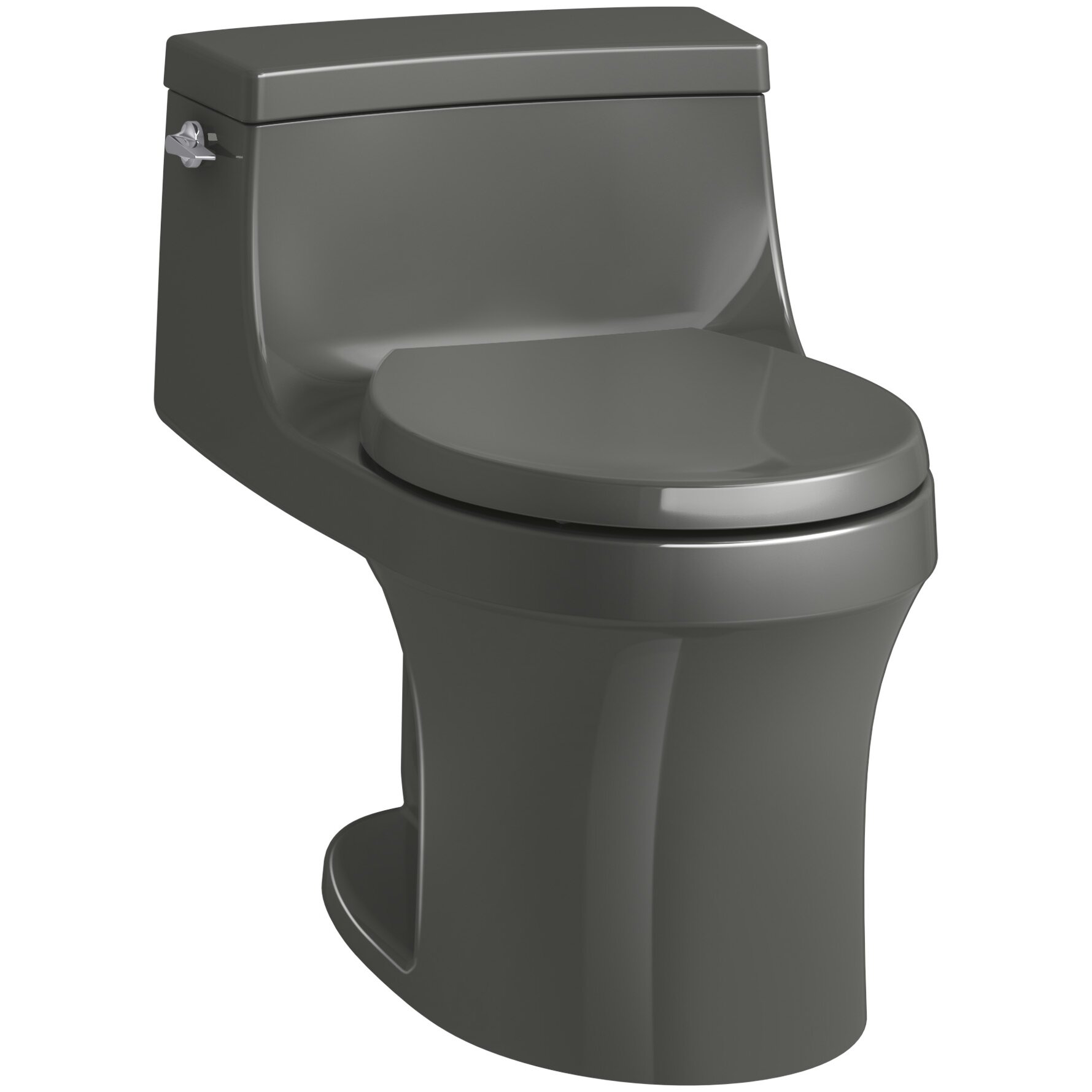 Kohler San Souci 1 Piece Round-Front 1.28 GPF Toilet with Aquapiston Flushing Technology 