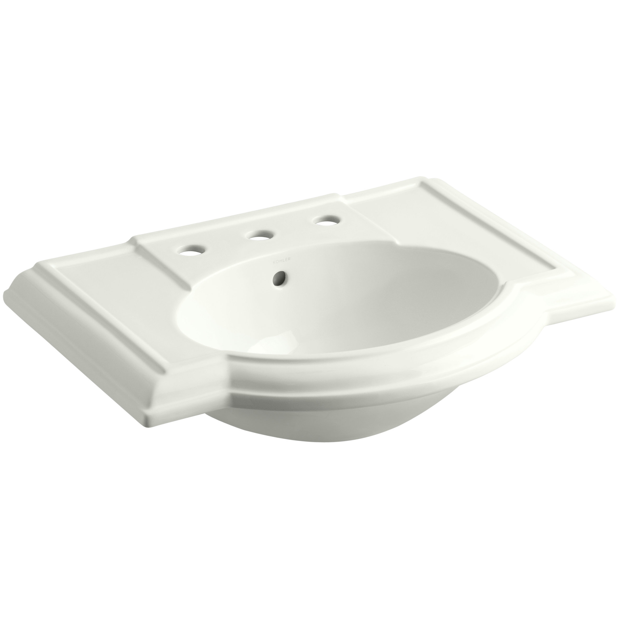 Kohler Devonshire Bathroom Sink with 8" Widespread Faucet Holes