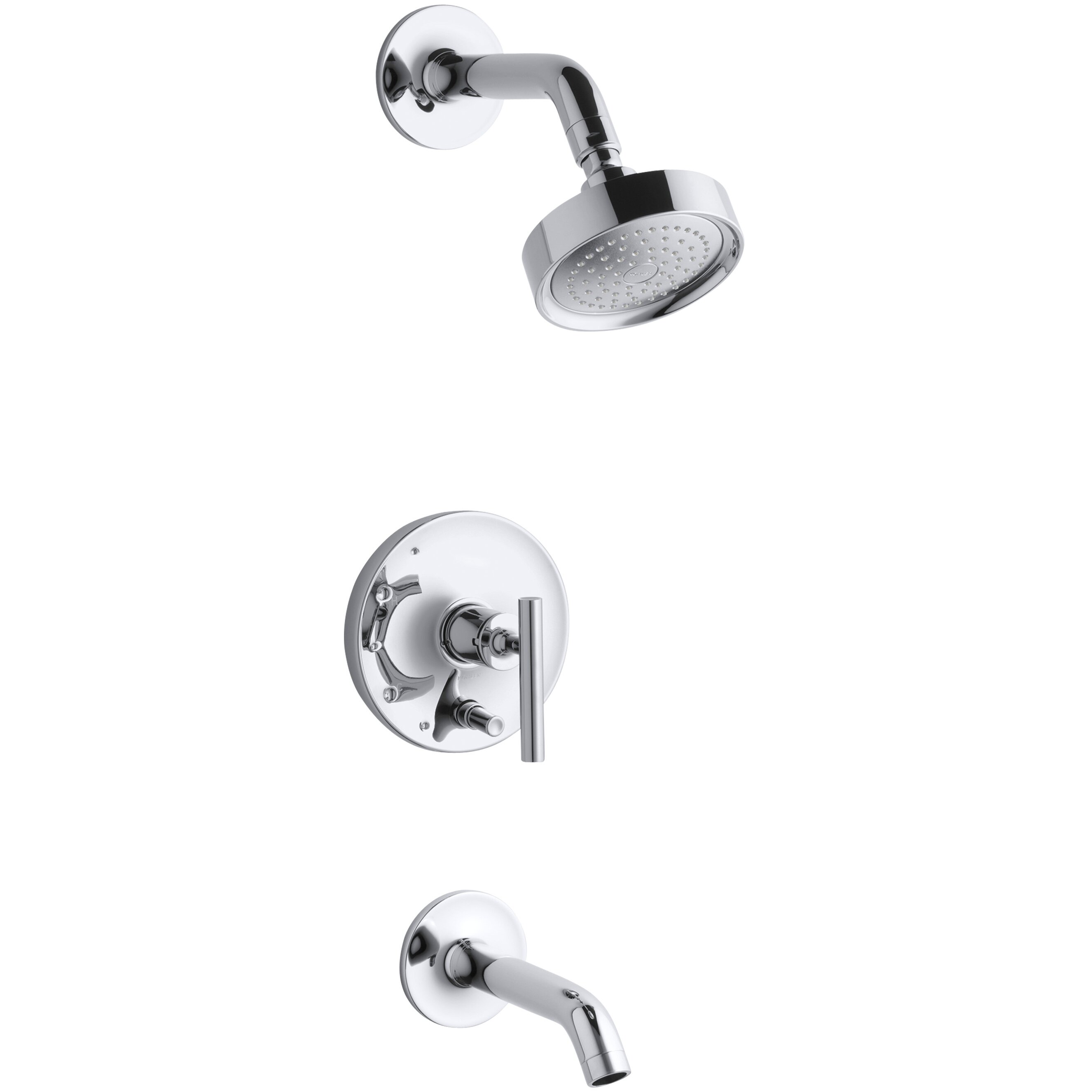 Kohler Purist Rite-Temp Pressure-Balancing Bath and Shower ...