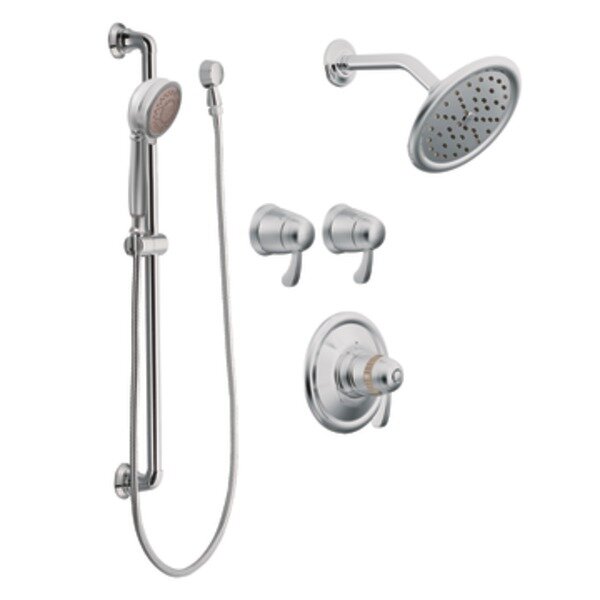 Moen Exact Temp Complete Shower System with Lever Handle \u0026 Reviews  Wayfair