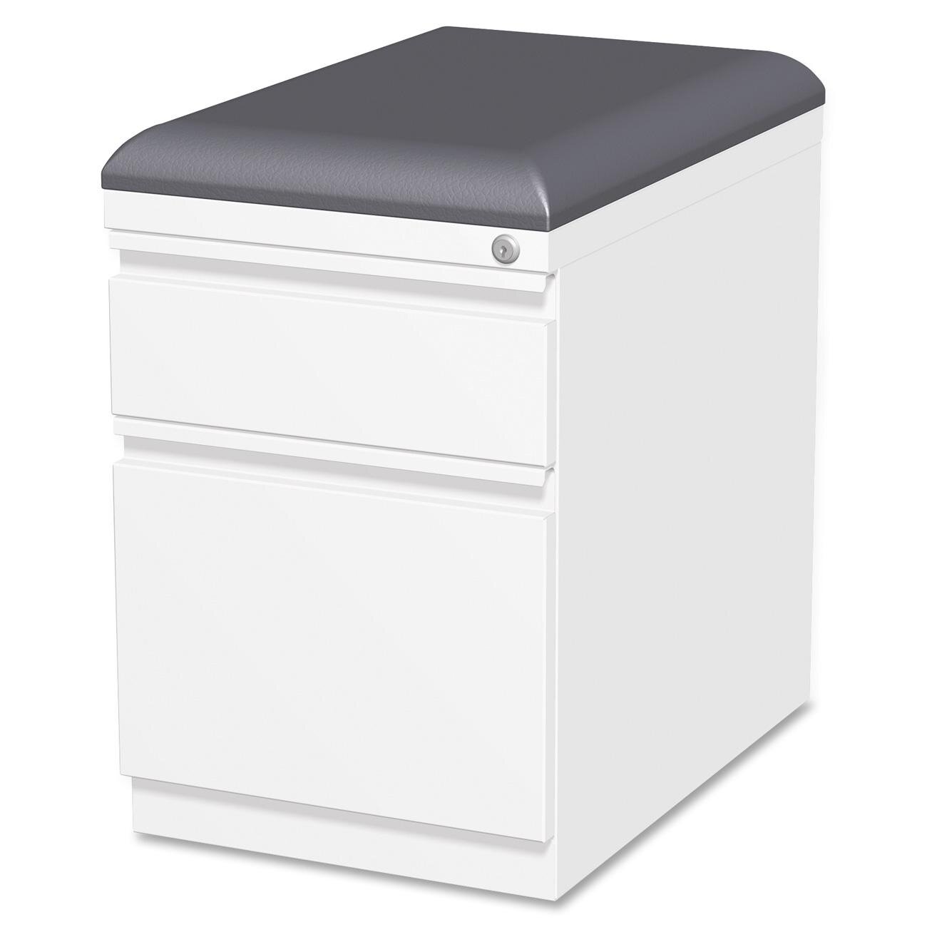 Lorell Cushion Seat Storage Mobile Pedestal File & Reviews | Wayfair