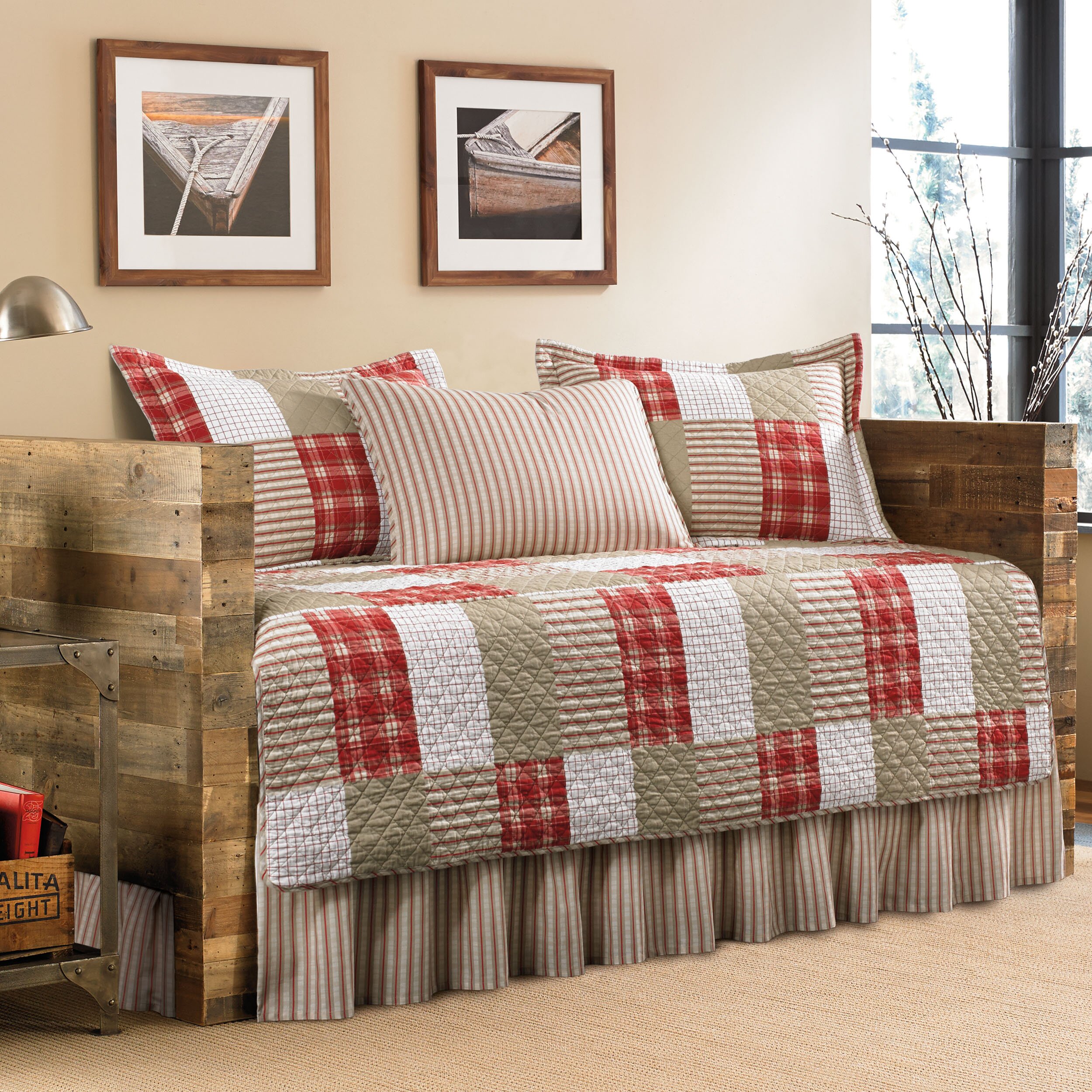 Eddie Bauer Camano Island 5 Piece Daybed Coverlet Set in ...