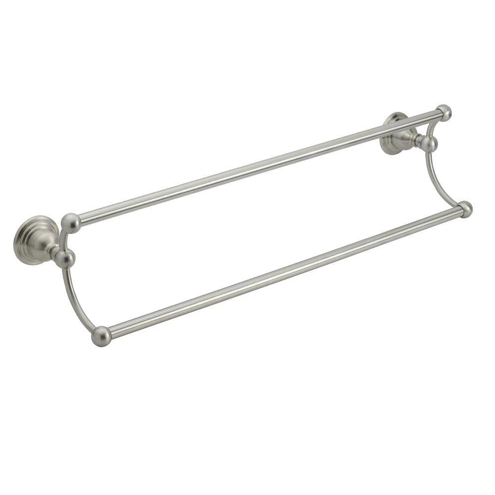 Leland 24 Wall Mounted Double Towel Bar by Belle Foret