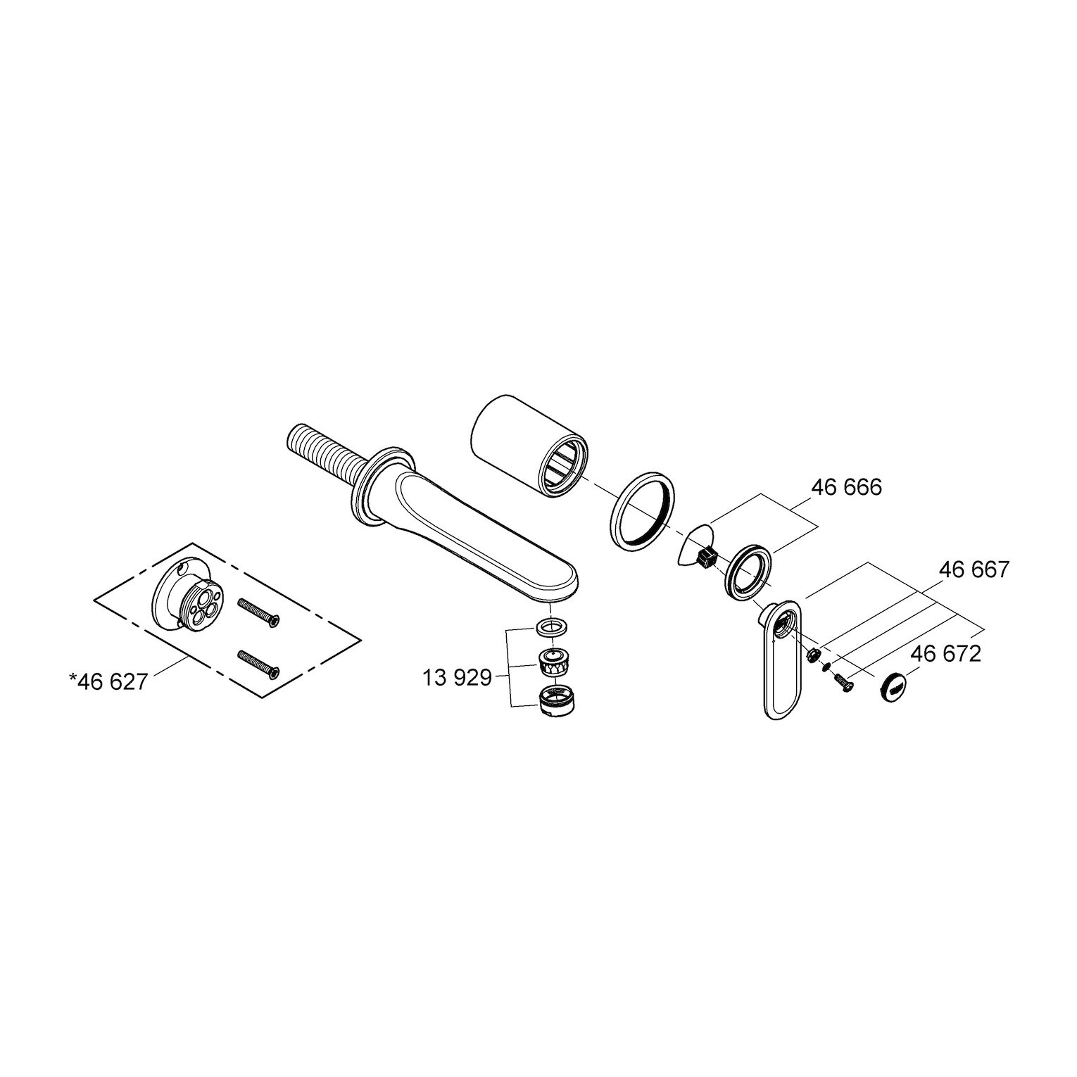 Home Improvement Bathroom FixturesGrohe Part # 19343 SKU